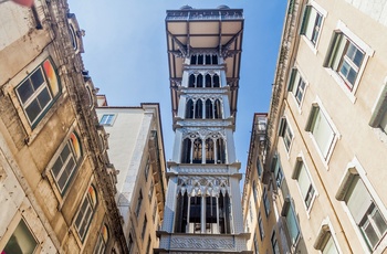 Elevador de Santa Justa, elevator med udsigt i Lissabon