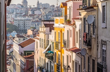 Den gamle bydel i Lissabon, Portugal