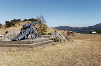 Long Tom kanon har lagt navn til Long Tom Pass i Mpumalanga-højlandet, Sydafrika