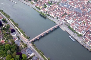 Luftfoto af Heidelberg Altstadt © Heidelberg Marketing GmbH