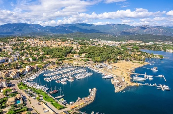 Luftfoto af Porto Vecchio på Korsika - Frankrig