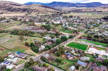Luftfoto af Richmond - Tasmanien