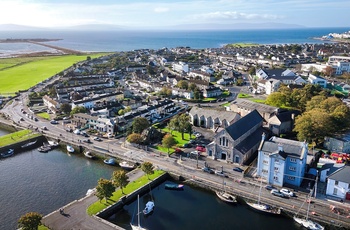 Luftfoto af byen Galway - Irland