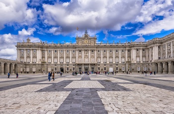 Royal Palace i Madrid, Spanien