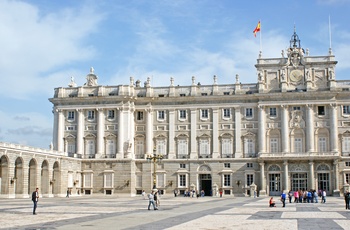 Royal Palace i Madrid, Spanien