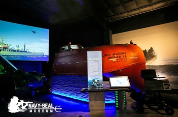 Redningsbåden Maersk Alabama på Navy Seal Museum i Florida - Foto: Navi Seal Museum