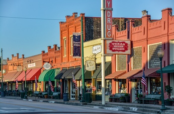 Mainstreet i Grapevine - Texas i USA