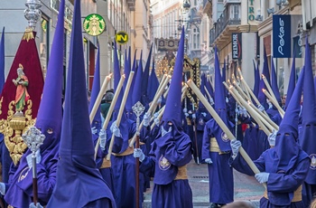 Påskeoptoget, Semana Santa på vej gennem Malaga