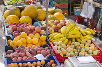 Marked med frugt og grønt på Mallorca
