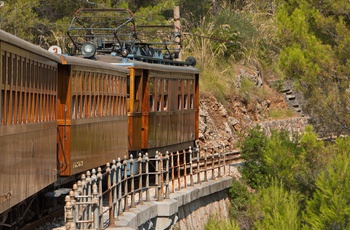 Toget mellem Soller og Palma de Mallorca, Spanien