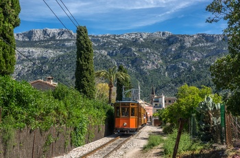Toget mellem Soller og Palma de Mallorca, Spanien