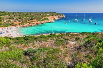 Stranden Cala Varques på Mallorca