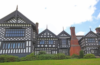 Bramall Hall, bindingsværkshus - Manchester i England