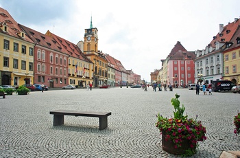 Markedspladsen i Cheb, Tjekkiet