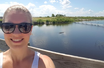 Marlene på Apopka Wildlife Drive i Florida - rejsespecialist i Roskilde