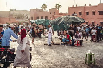 Jemaa el Fnaa-pladsen i Marrakech - Marokko - Foto: Graddes, Unsplash
