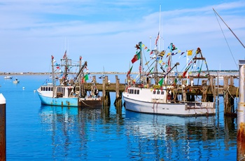 Havnen i Provincetown på Cape Cod i Massachuetts