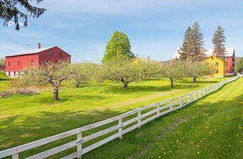 Hancock Shaker Village i Green Mountains, Massachusetts 