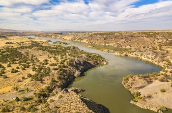 Massacre Rocks State Park og Snake River i Idaho