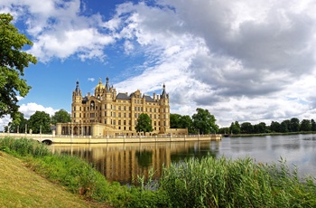 Schwerin slot, Mecklenburg-Vorpommern i Tyskland