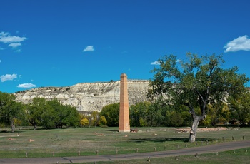Chimney Park i udkanten af Medora i North Dakota