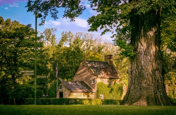 Captain Cooks Cottage i Fitzroy Gardens - Melbourne i Australien