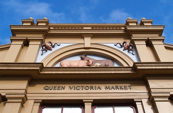Facaden af Queen Victoria Market i Melbourne - Australien