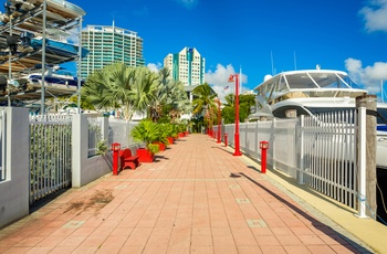 Coconut Grove Marina i Miami