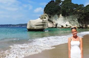 Michelle, Cathedral Cove - rejsespecialist i Aarhus