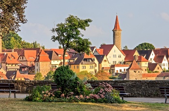 Slotshaven i Rothenburg ob der Tauber - Sydtyskland