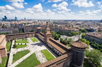 Sforzesco-slottet i Milano