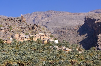 Bjerglandsbyen Misfat al-Abreyeen i Al Hajar-bjergene - Oman