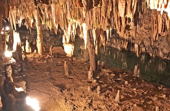 Meramec Caverns, drypstenshuler i Missouri - USA