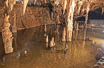 Meramec Caverns, drypstenshuler i Missouri - USA