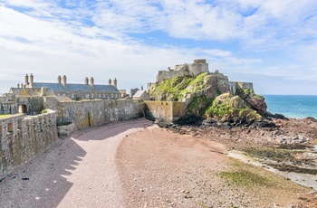 Mont Orgeuil Castle på Jersey