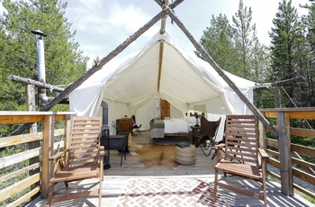 Glacier Under Canvas - Glamping i Montana, USA