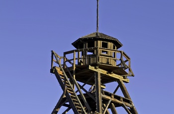 Brandtårn eller firetower i Helena, Montana i USA