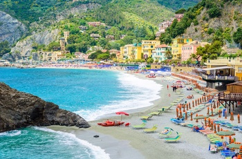 Monterosso - strandbyen i Cinque Terre