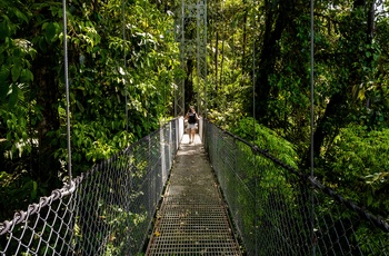 På SkyWalk i Monteverde Cloud Forest Reserve - Costa Rica