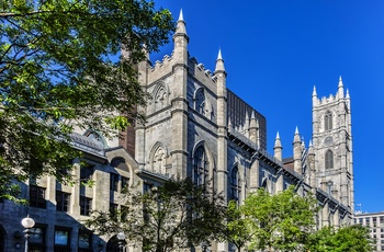 Notre Dame Katedral i Montreal, Quebec i Canada