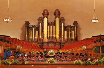 Mormon Tabernacle Choir bygning i Salt Lake City