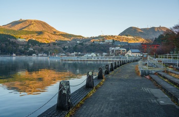 Moto-Hakone ved bredden af søen Lake Ashi - Japan
