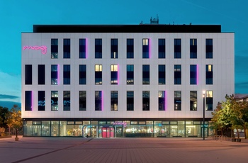 Moxy Ludwigshafen i Mannheim-området i Tyskland - Facaden