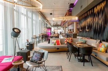 Moxy Ludwigshafen i Mannheim-området i Tyskland - Lobbyen