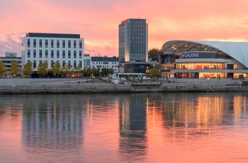 Moxy Ludwigshafen i Mannheim-området i Tyskland - Udsigt til hotellet