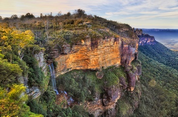 Vandfaldet Katoomba Falls i Blue Mountains - New South Wales