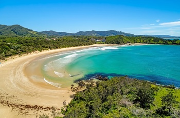 Diggers Beach ved kystbyen Coffs Harbour i New South Wales - Australien