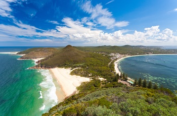 Kystlandskabet ved Port Stephens i New South Wales