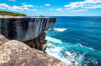 Wedding Cake Rock langs kyststrækningen i Royal National Park - New South Wales