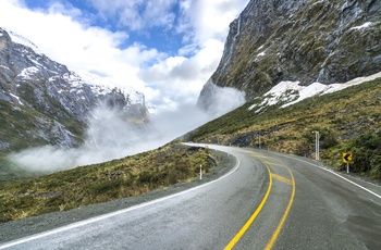 Milford Road på New Zealands Sydø